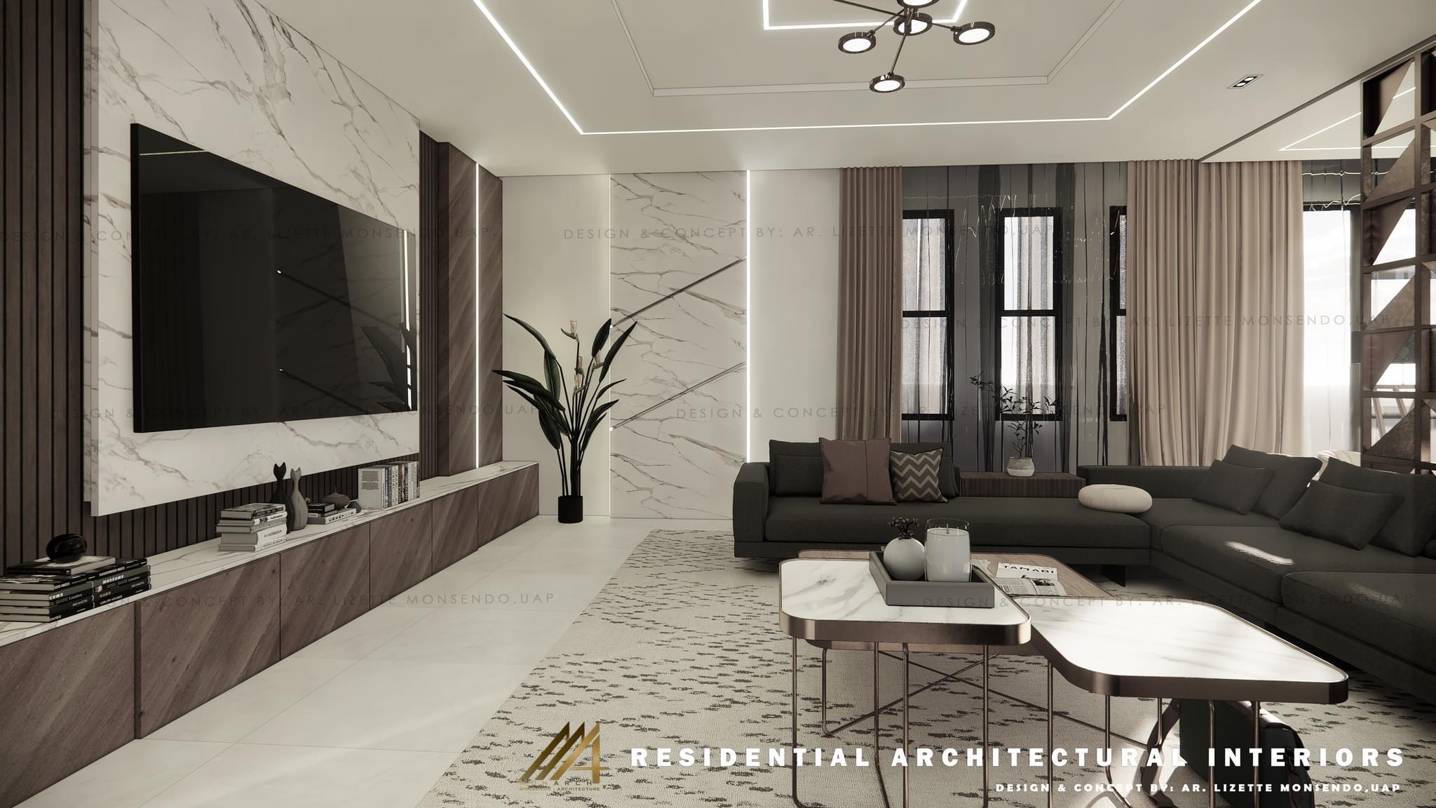 居住区域建筑内饰-11