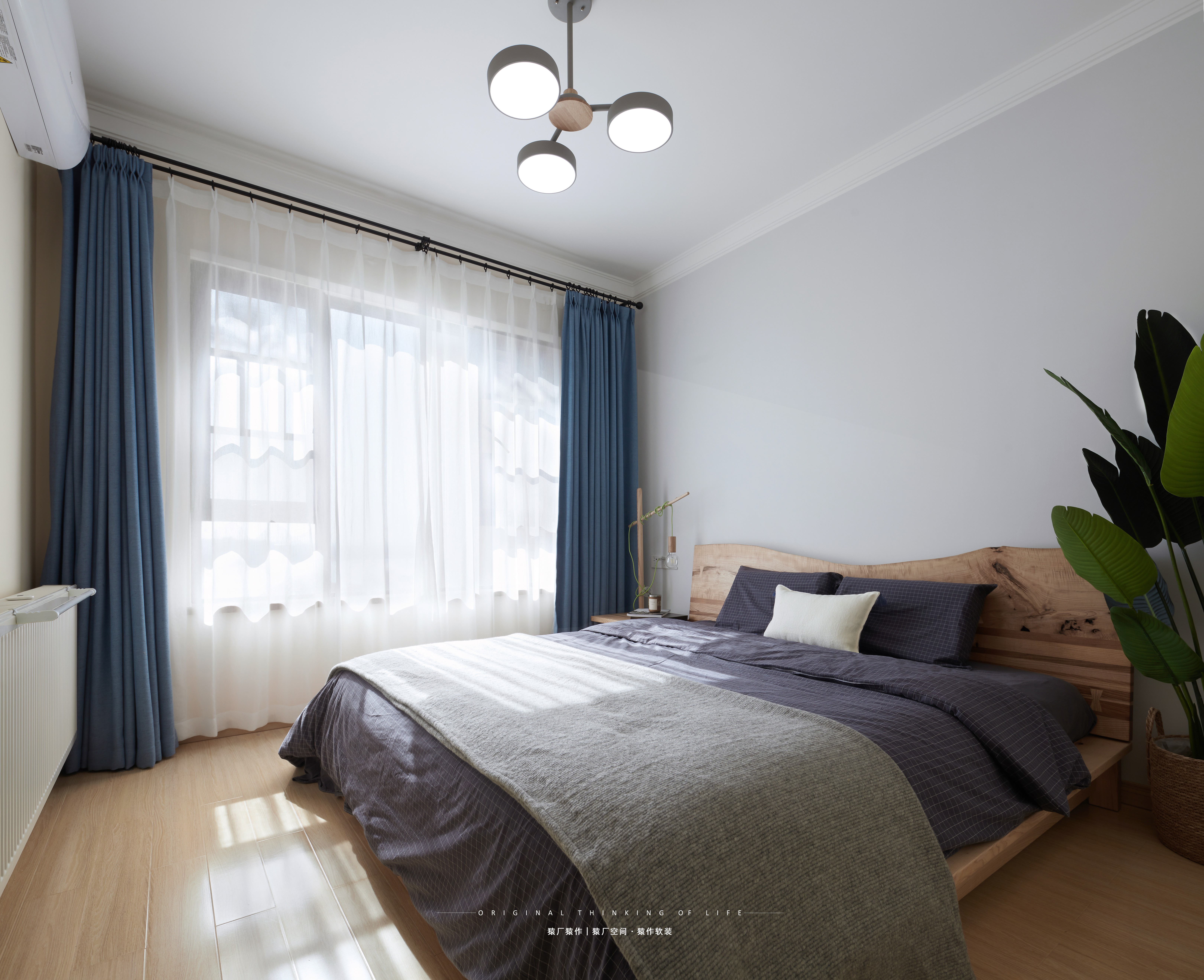 音乐灵感原木北欧风,打造 130㎡温馨成长空间-16