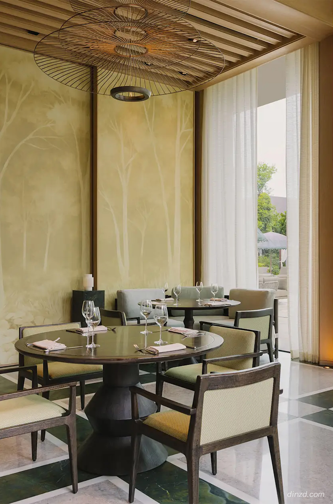 新加坡圣淘沙莱佛士酒店丨Yabu Pushelberg-51