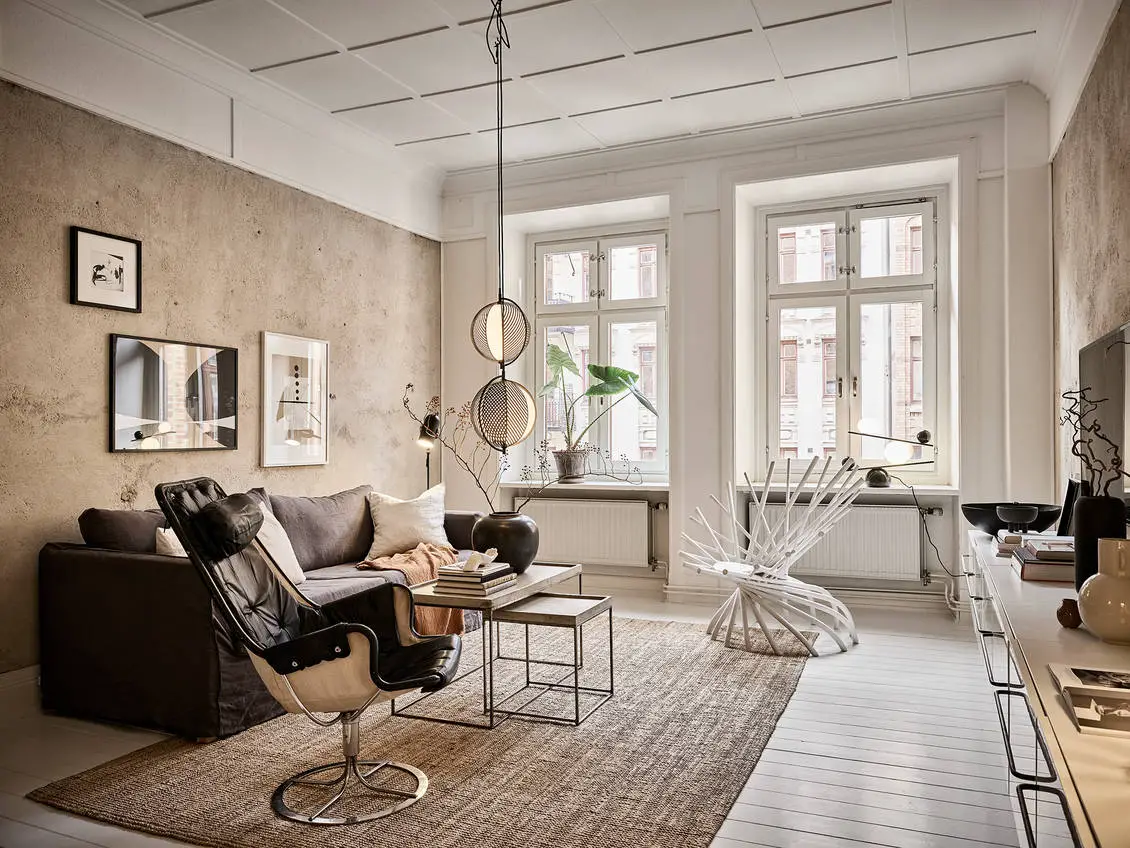 温柔粉色系，致敬 Art Deco 的 55 平米公寓-5