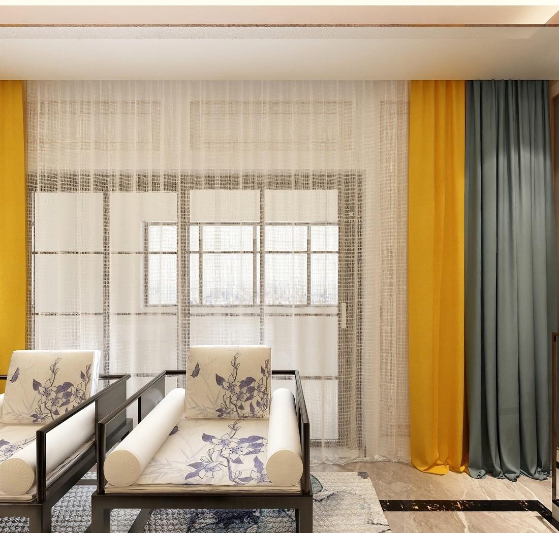 荣盛华府 178 平米新中式风格设计案例解析-10