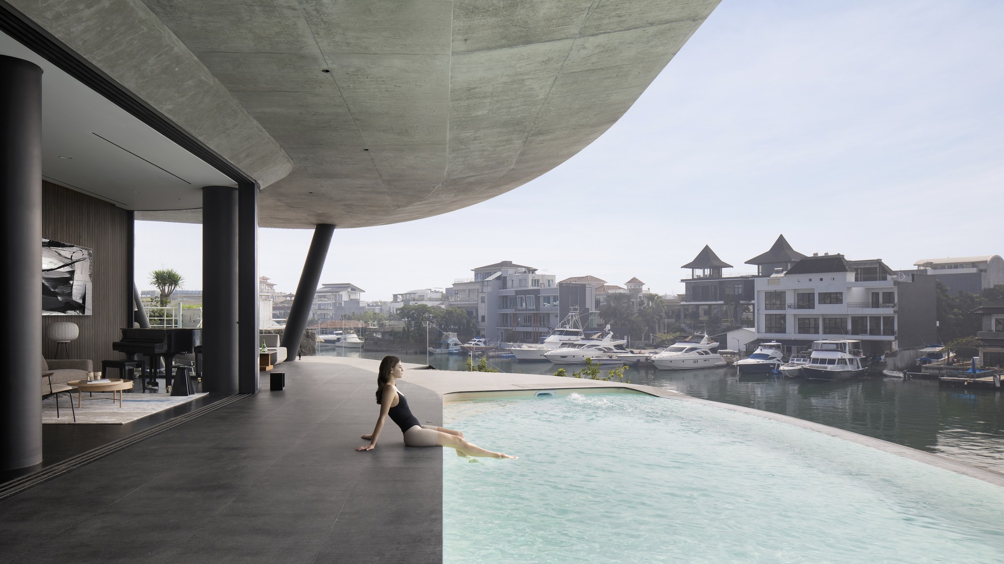 V 形高脚屋丨印度丨KThengono Design Studio-4