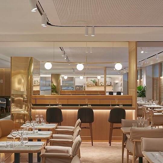 QANTAS First Lounge, Singapore by CAON Studio in Collaboration with Akin Atelier | Australian Interior Design Awards-8
