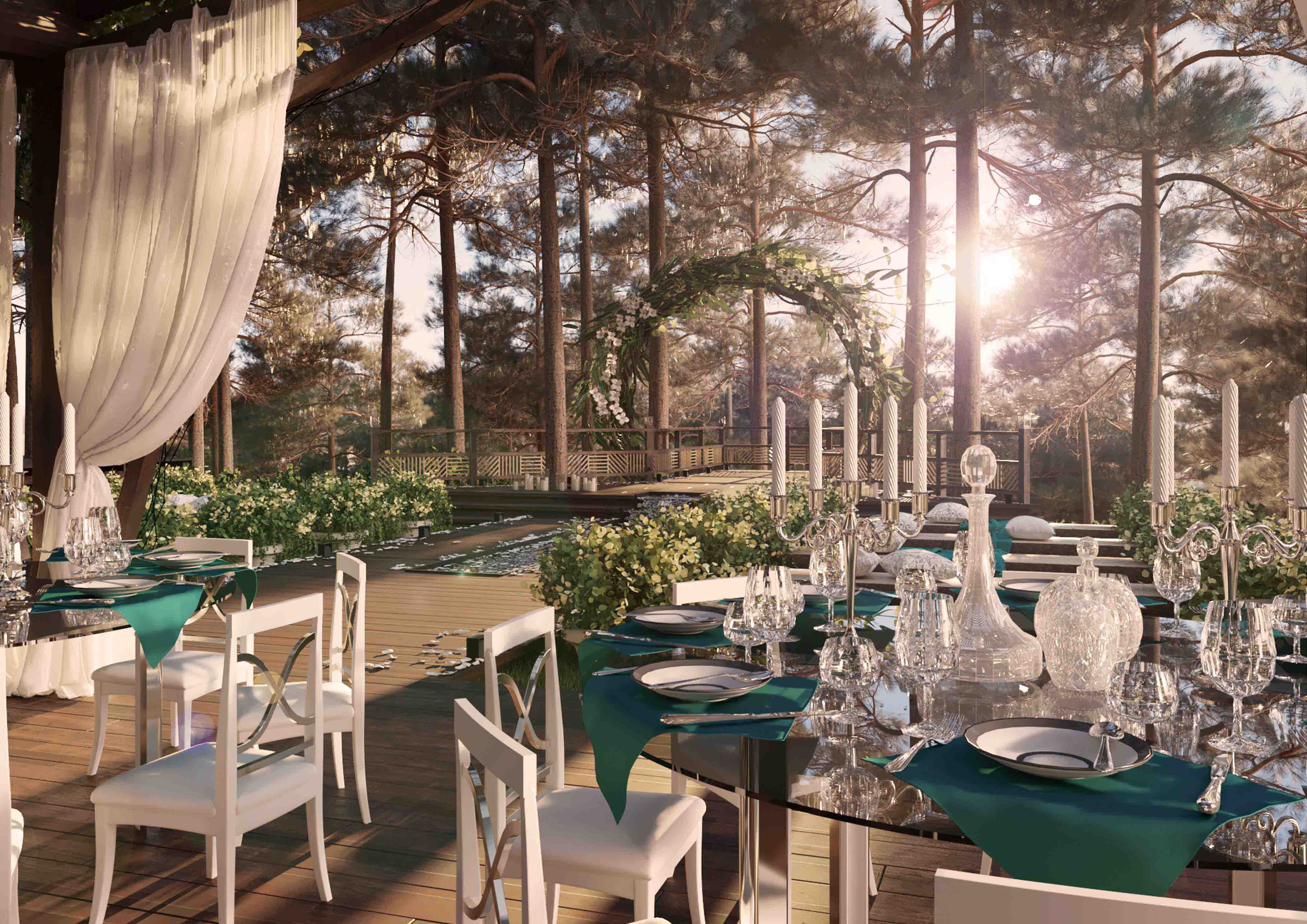 The territory of the banquet house "Dali"-4