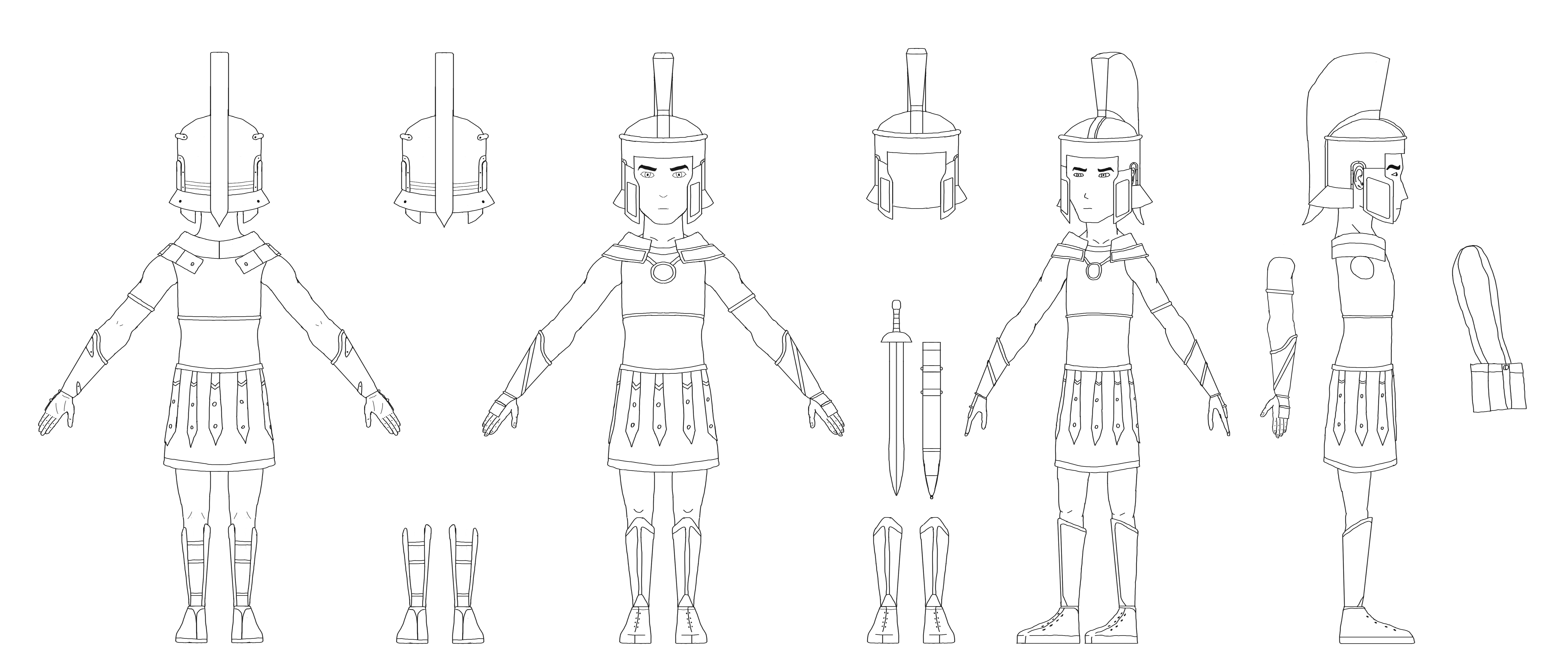 2D游戏角色设计  罗马将军-18