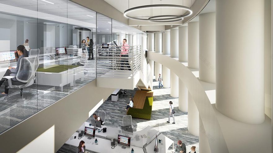 Tampa 地标建筑 Rivergate Tower 翻新升级,打造优雅新入口-4