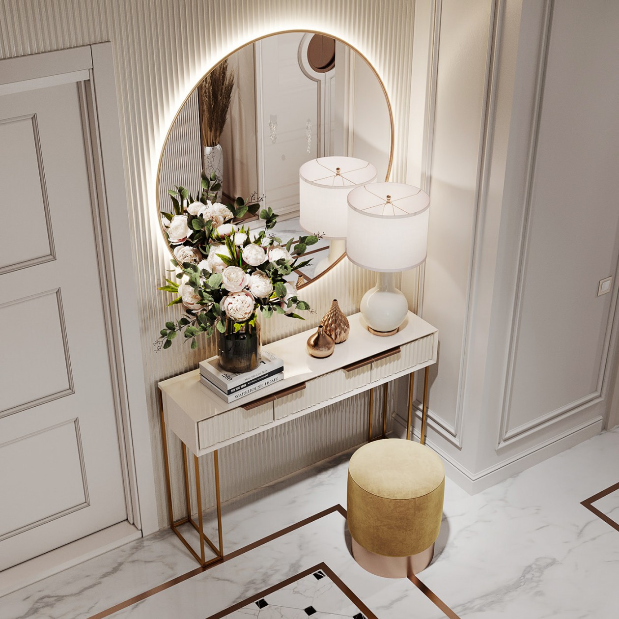 160平 现代混搭风格-6