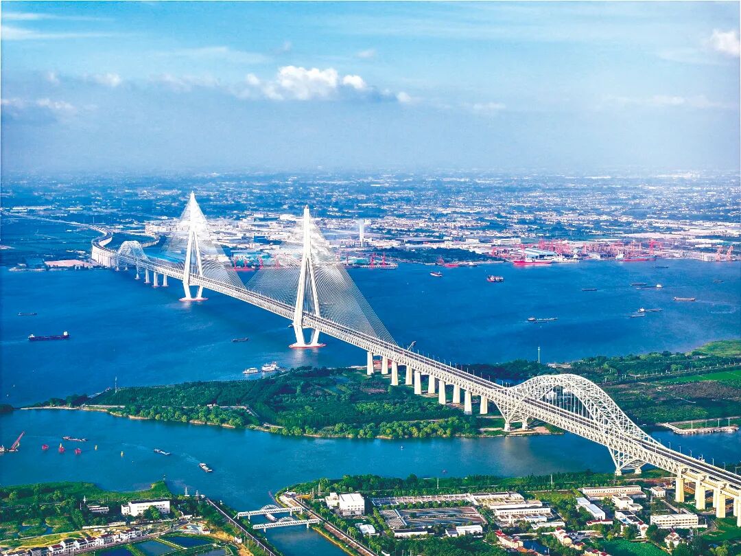 华设热闻丨世界级跨江工程——常泰长江大桥顺利通车-41