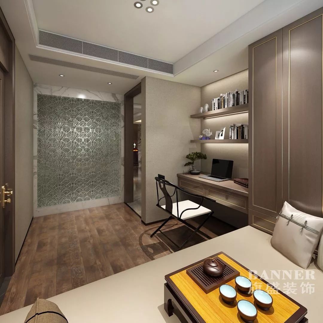 新中式风格融入健身元素，打造静谧宜居空间-91
