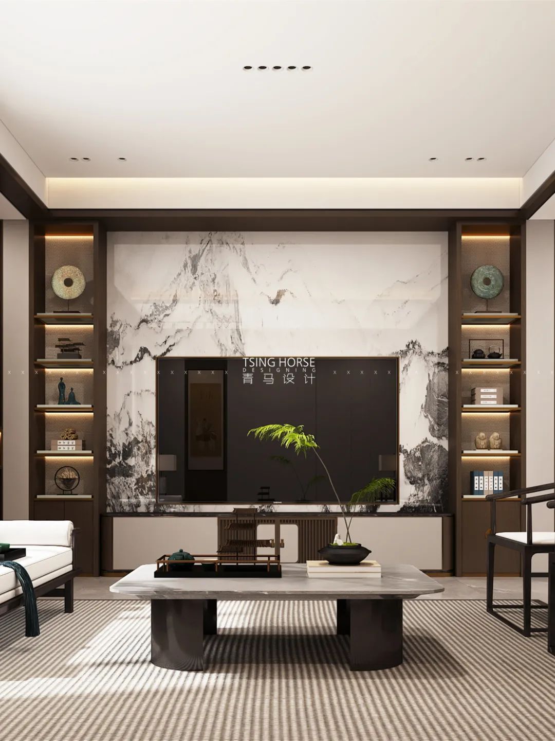 春城十八里·新中式魅力别墅设计丨陈哲梧设计团队-8