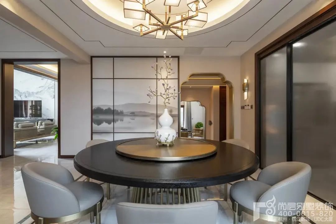 新中式别墅设计丨尚层别墅装饰-42