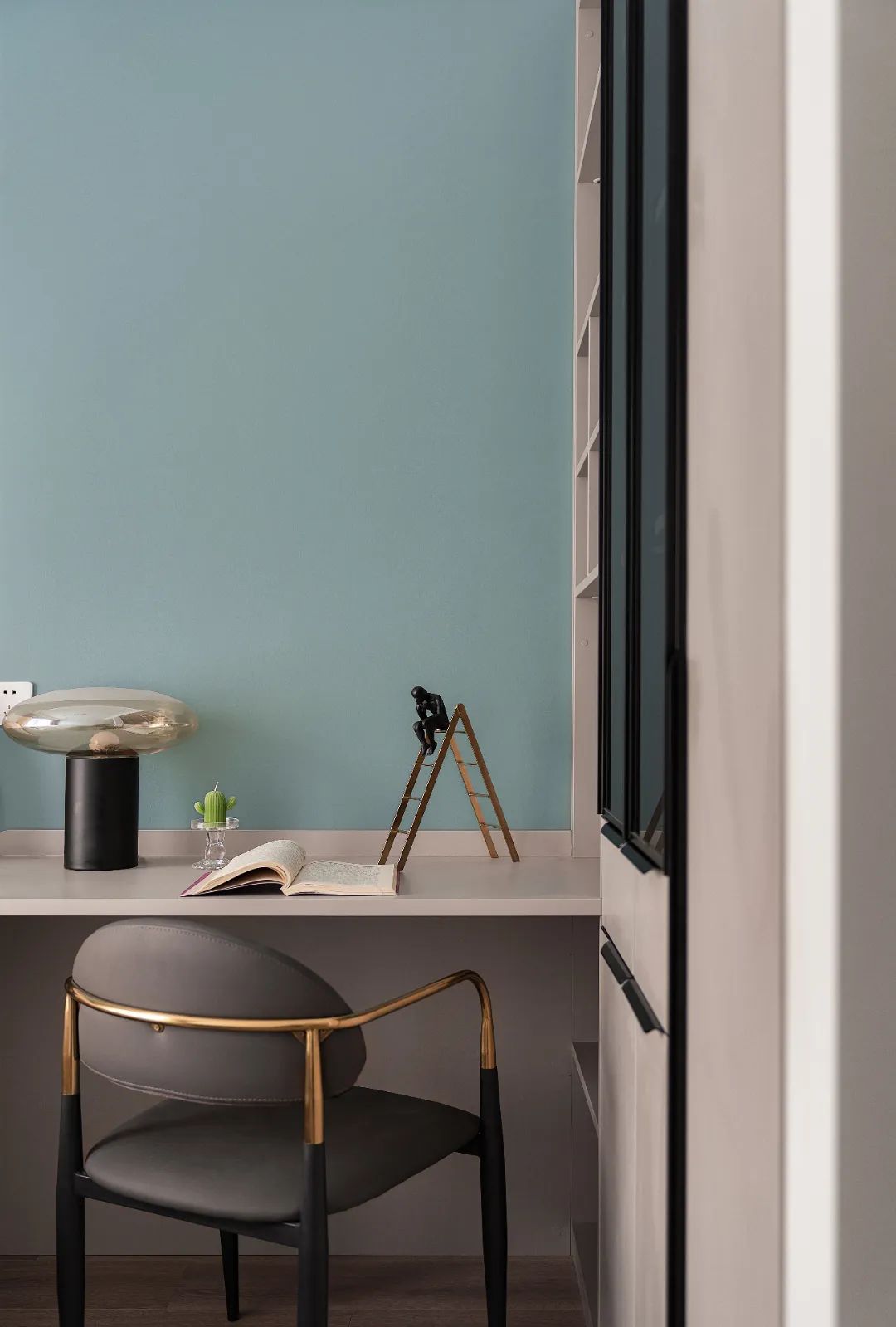 136㎡三室两厅，在幽静中绽放青春  度设计机构-15