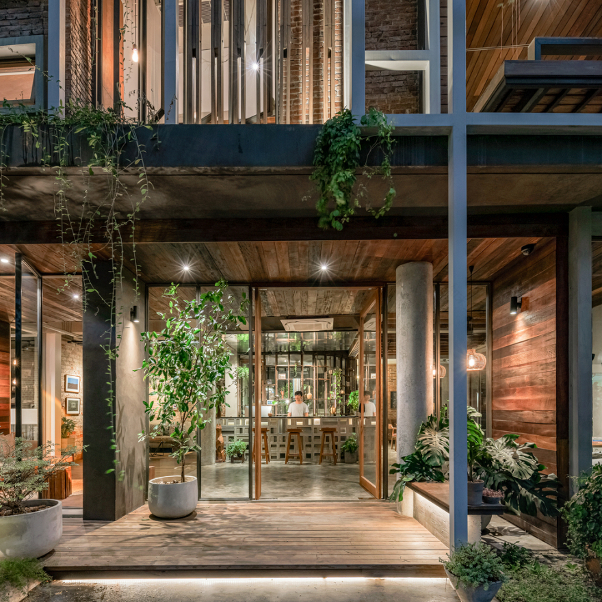泰国曼谷塔姆尼旅舍丨POD Architects-36