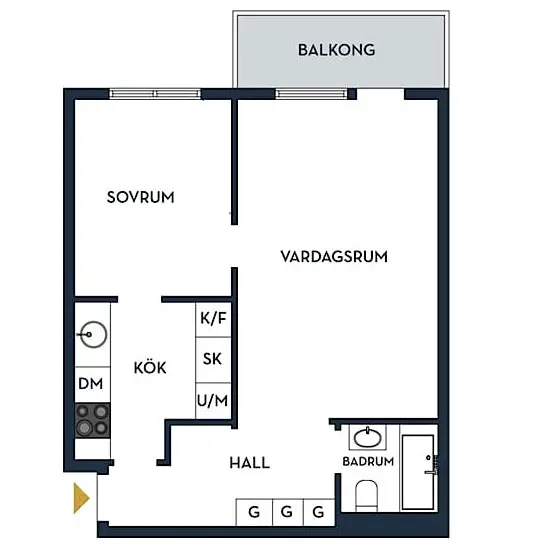 瑞典清新公寓，亚麻沙发引领家居风尚-18