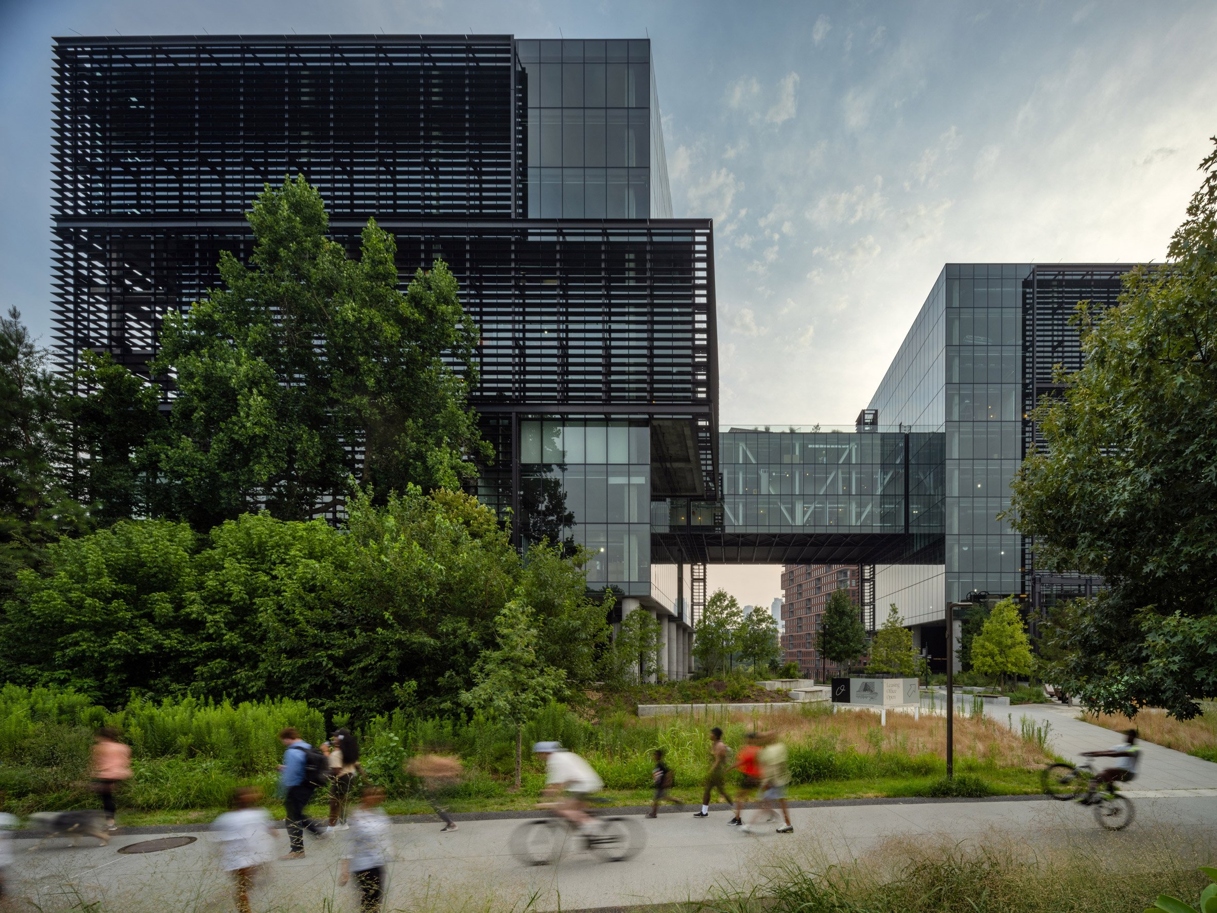 Olson Kundig uses glass bridge to connect office buildings near Atlanta's BeltLine-3