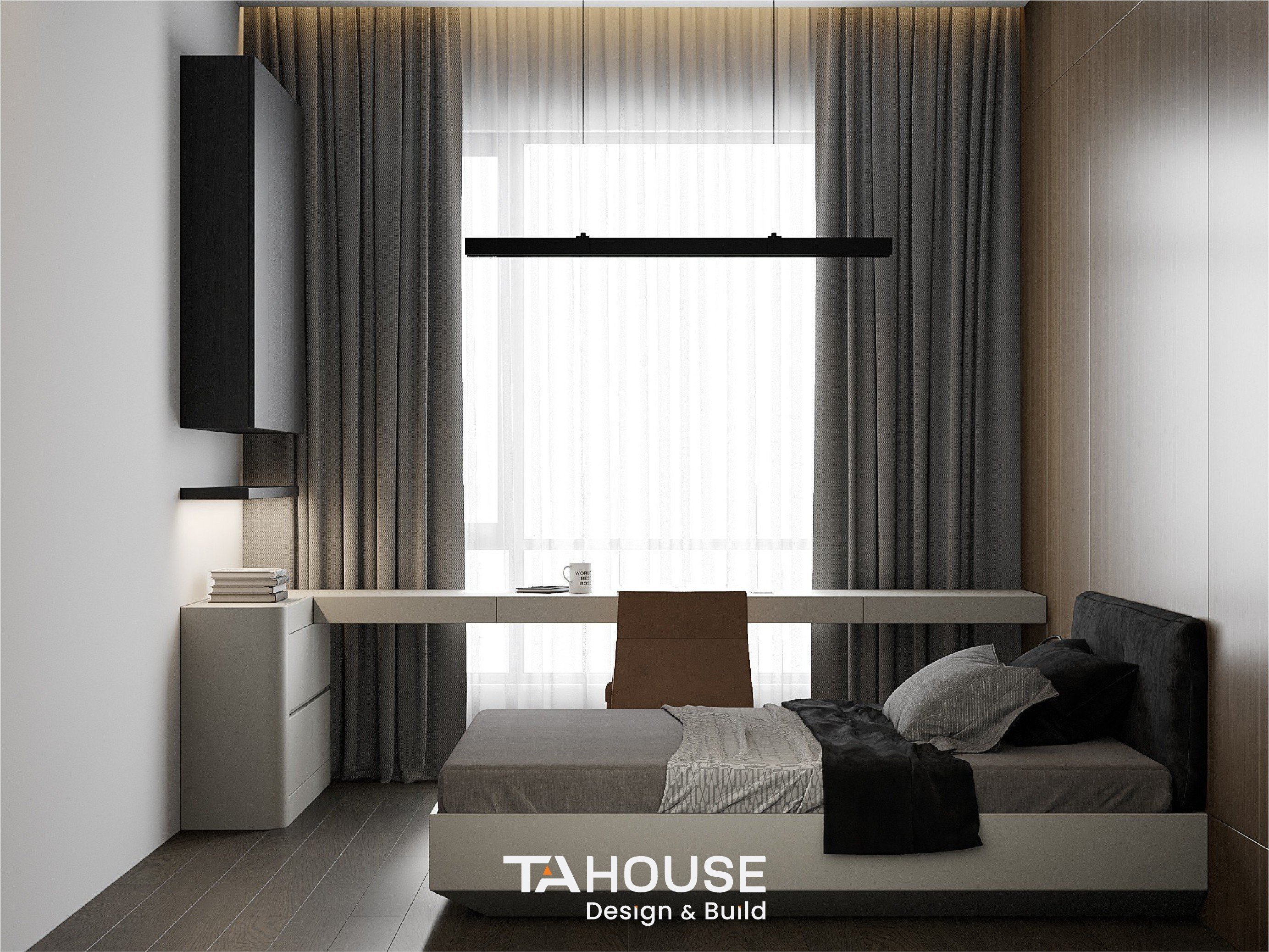 THE RIVER THỦ THIÊM QUẬN 2 室内设计丨越南胡志明市丨TA HOUSE-14