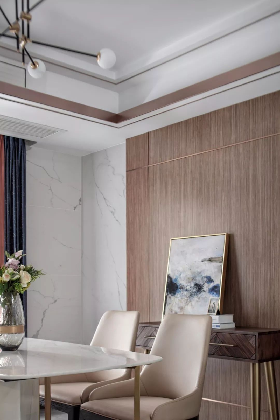 武汉天地现代轻奢三室两厅,诗意家居让生活更美好-45