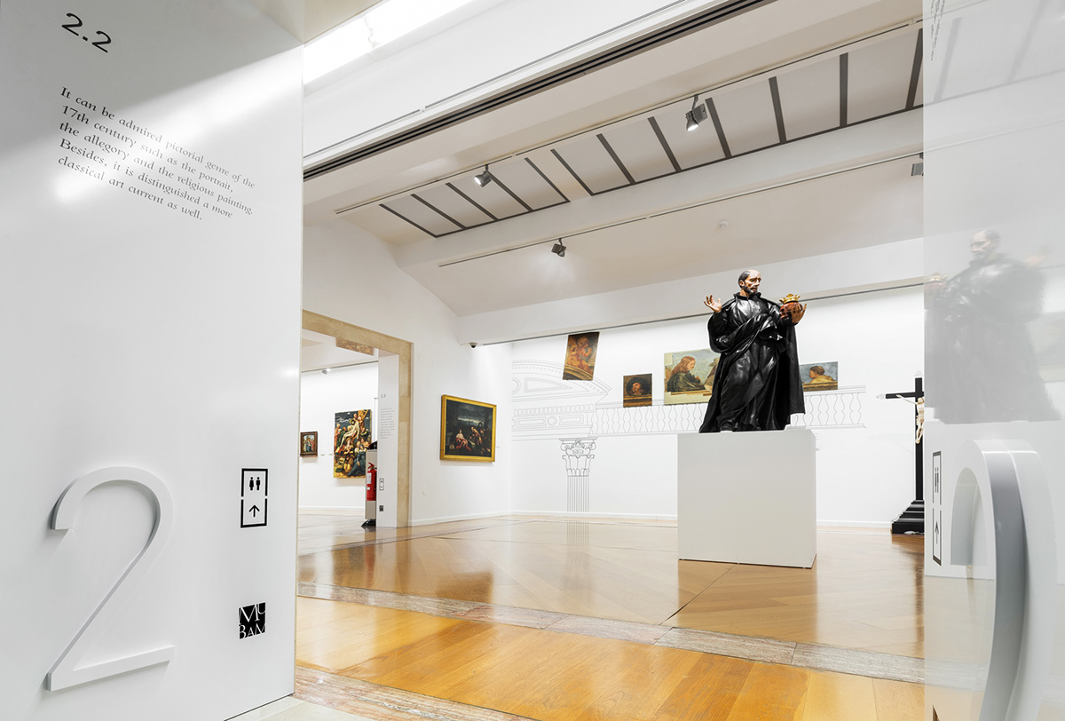 和谐融入的艺术馆新标识系统设计-11