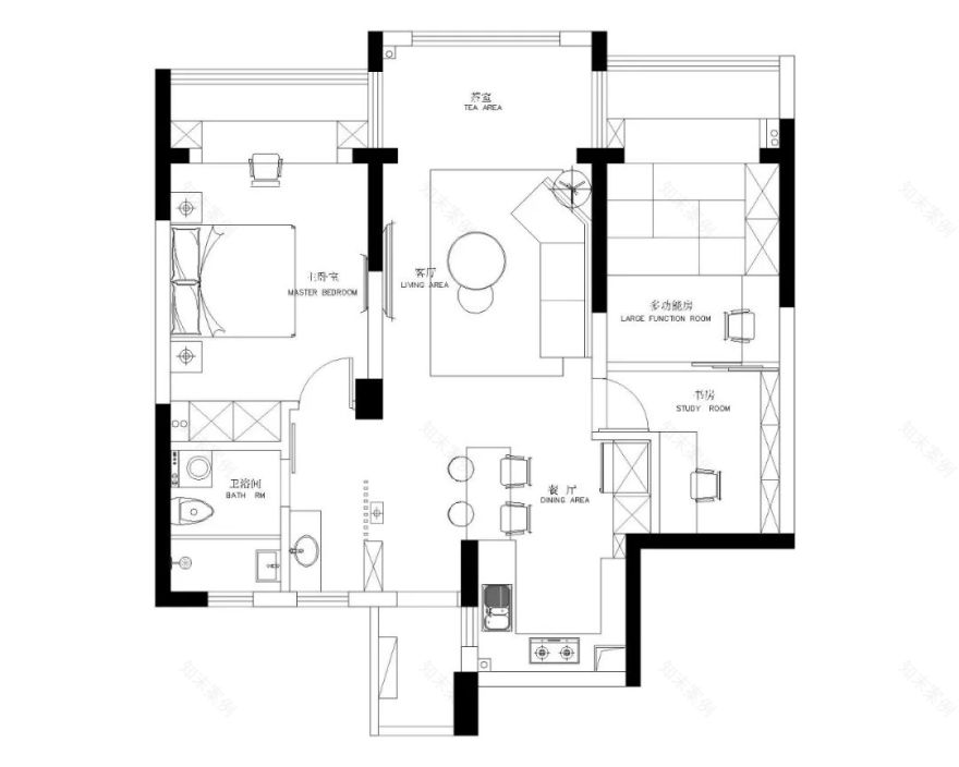 87㎡阳光龙庭 | 北欧日式小窝,恬静生活空间-20