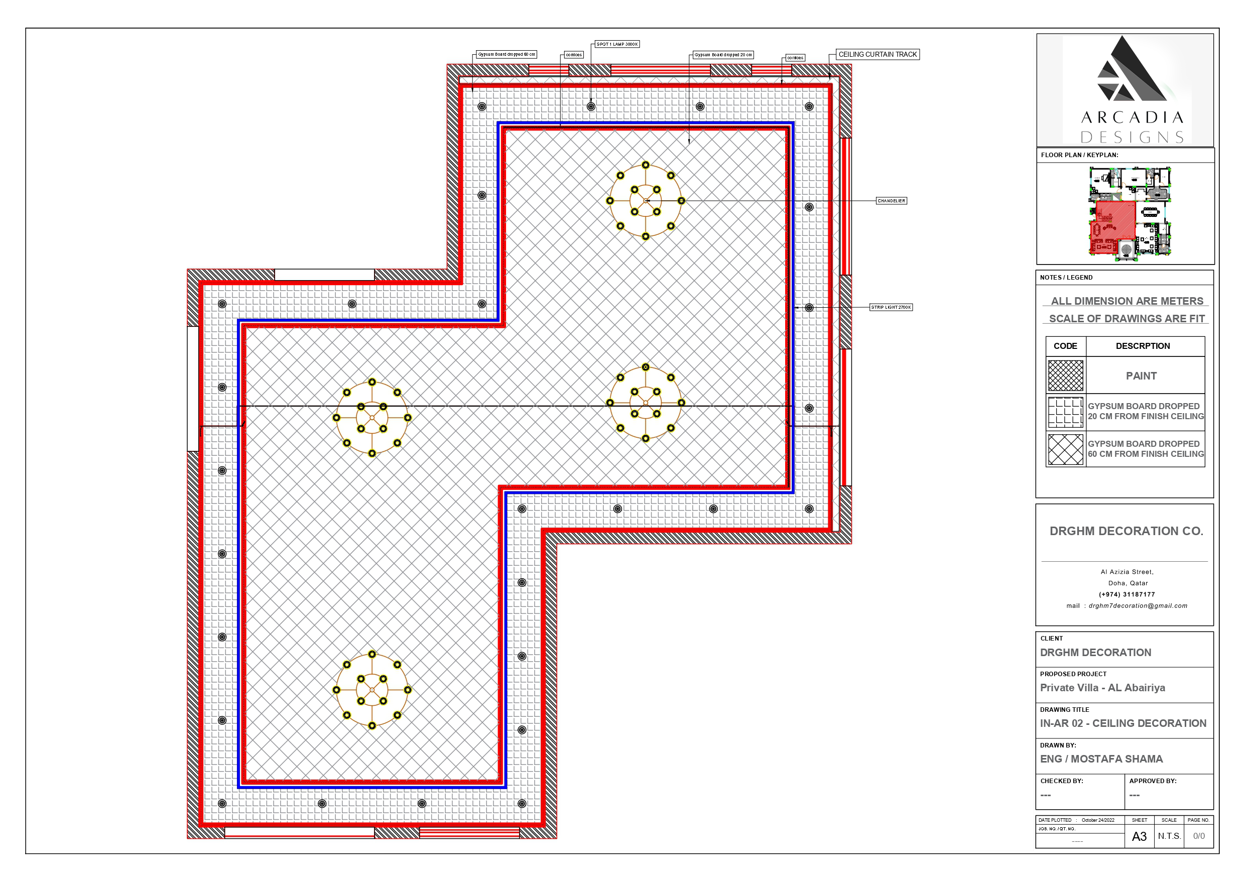 Working Drawings - Qatar Palace-1