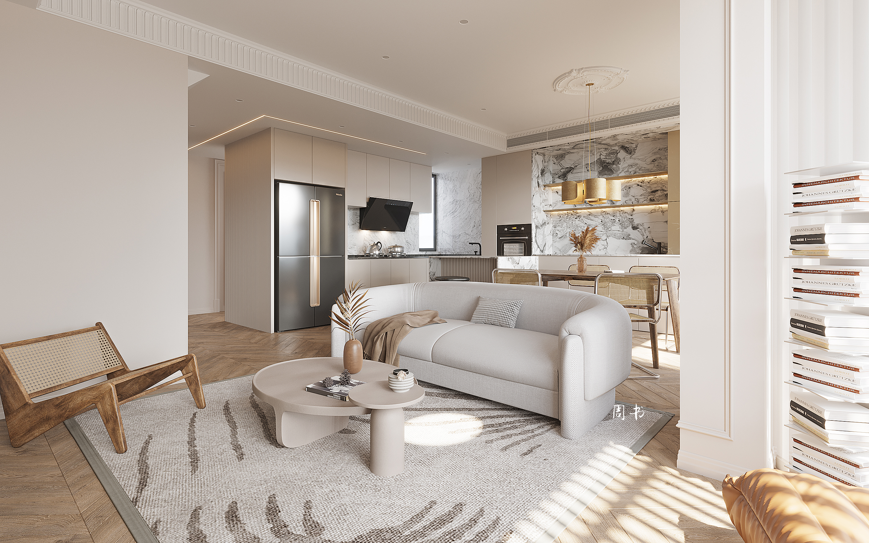 CR5 设计师打造 pscc 项目，现代风格室内设计惊艳亮相-14