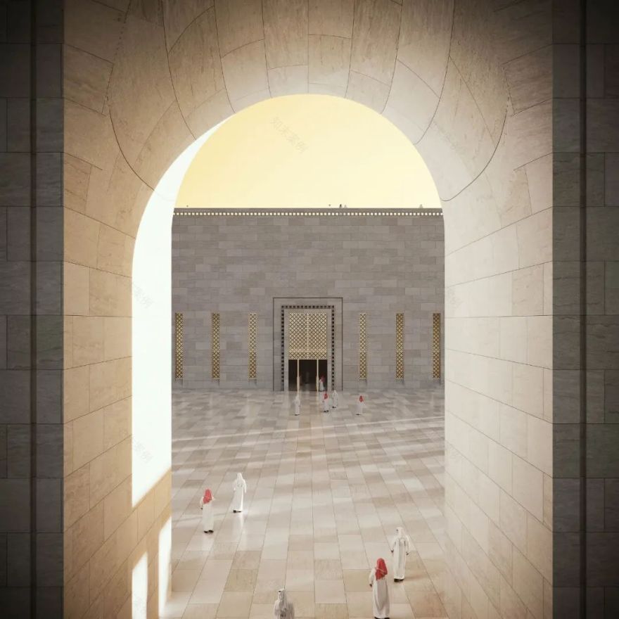 迪拜标志性清真寺丨阿联酋迪拜丨Luca Poian Forms-9