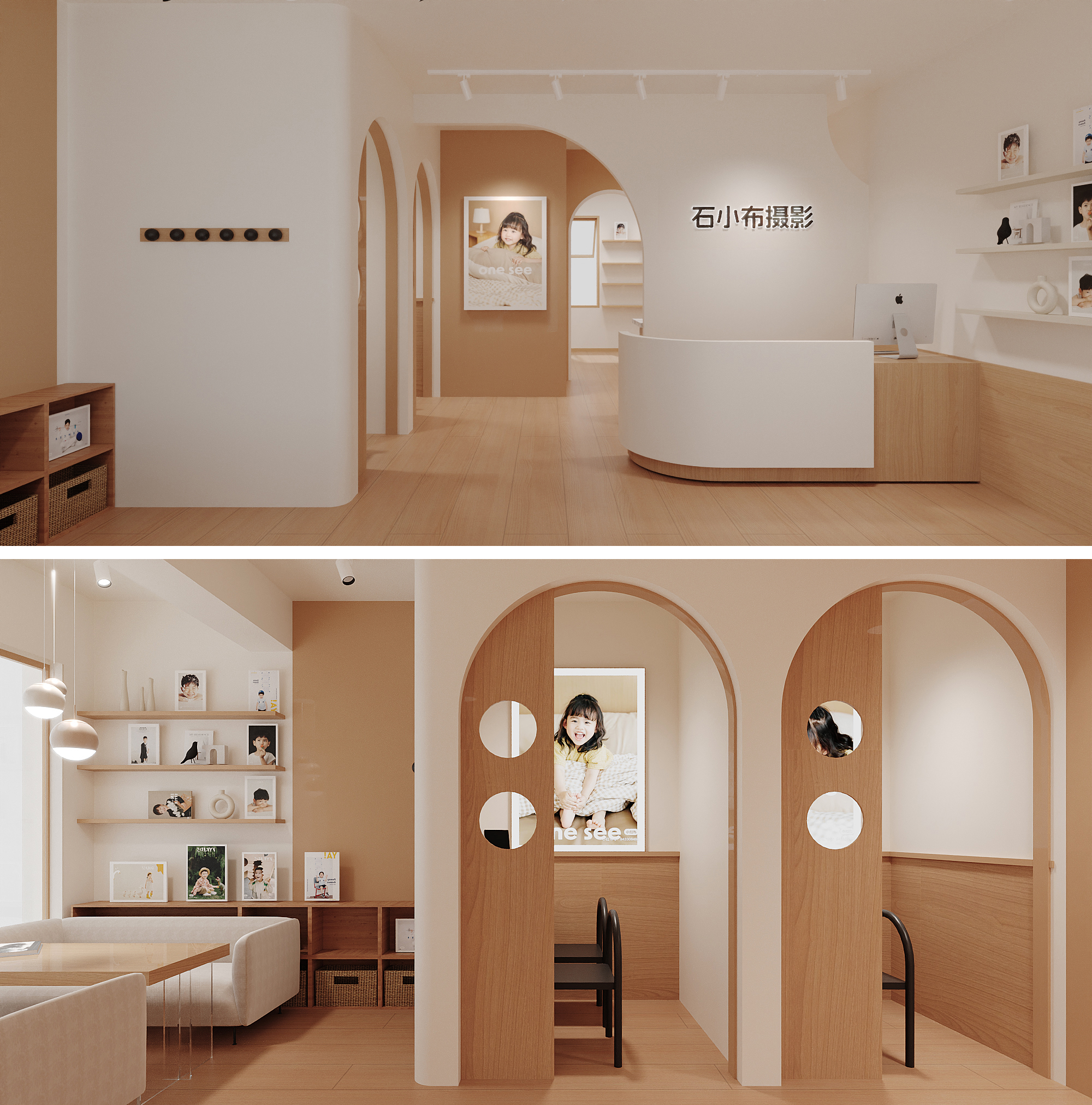 儿童摄影馆设计/ 70平方-0