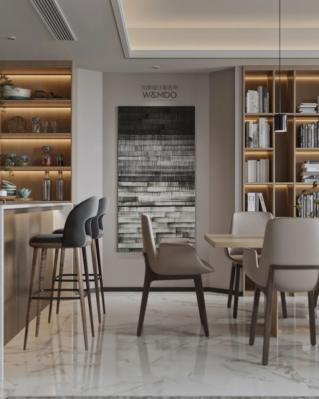 蓝山湾 270㎡极简别墅,细节藏匿美好-36