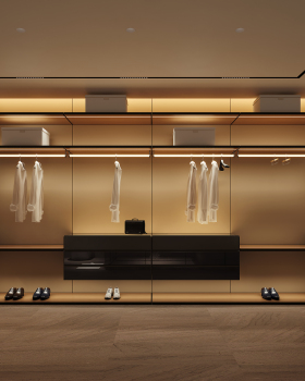 现代卧室&衣帽间