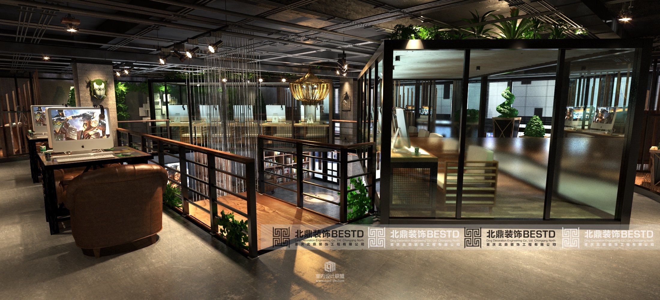 广州网吧装修网咖设计--东莞网咖装修设计案例-1