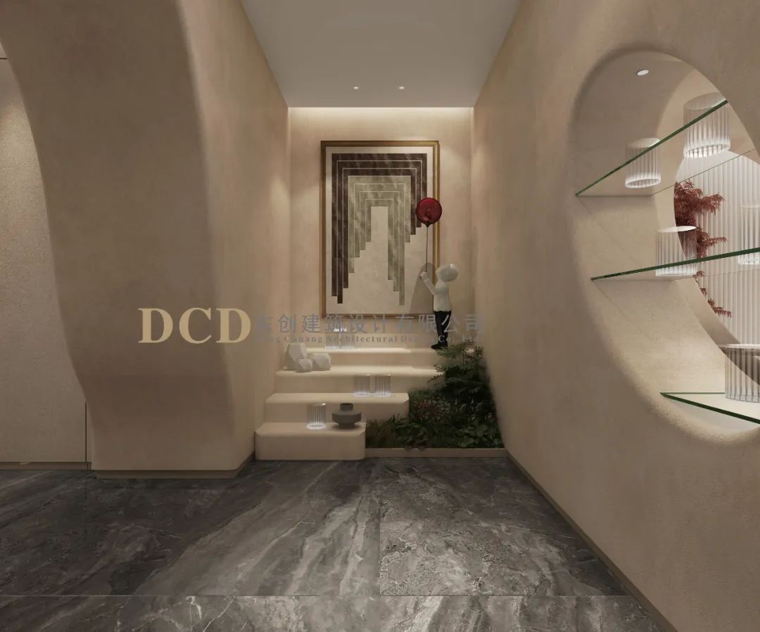 顺德涂料展厅 | 云朵上的女孩,梦幻空间-60