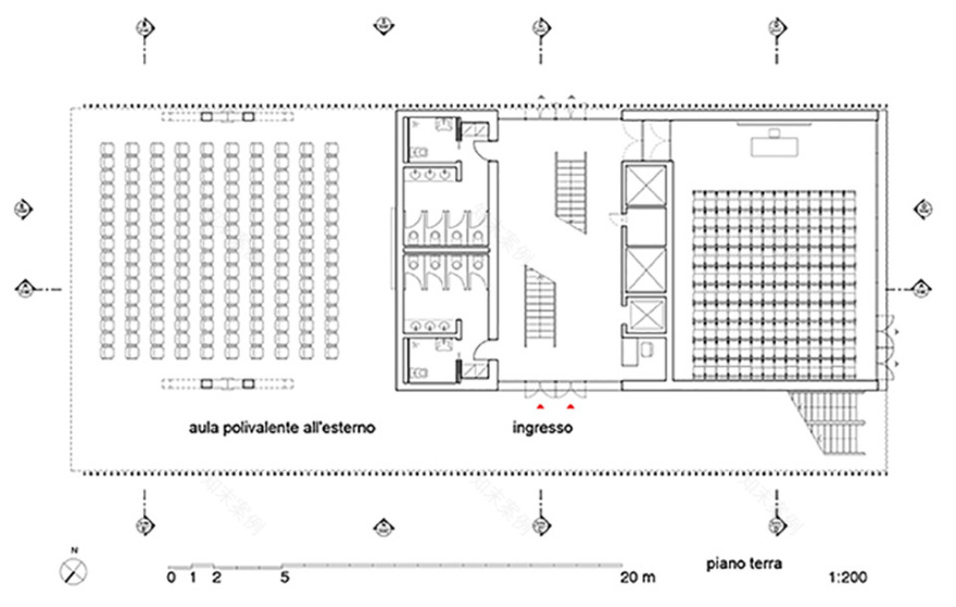 罗马 LUISS 大学新校园中心 | 景观优先的绿色建筑-70