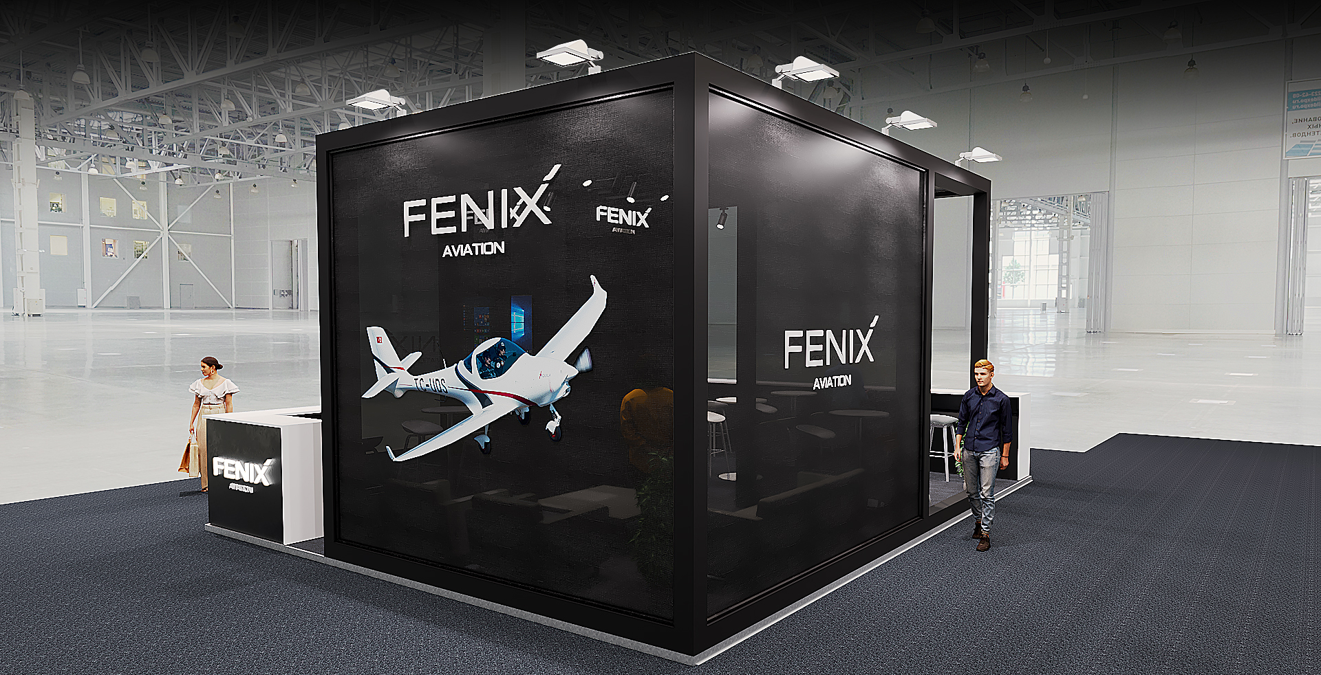 FENIX AVIATION 展位设计丨Newart Stand-6