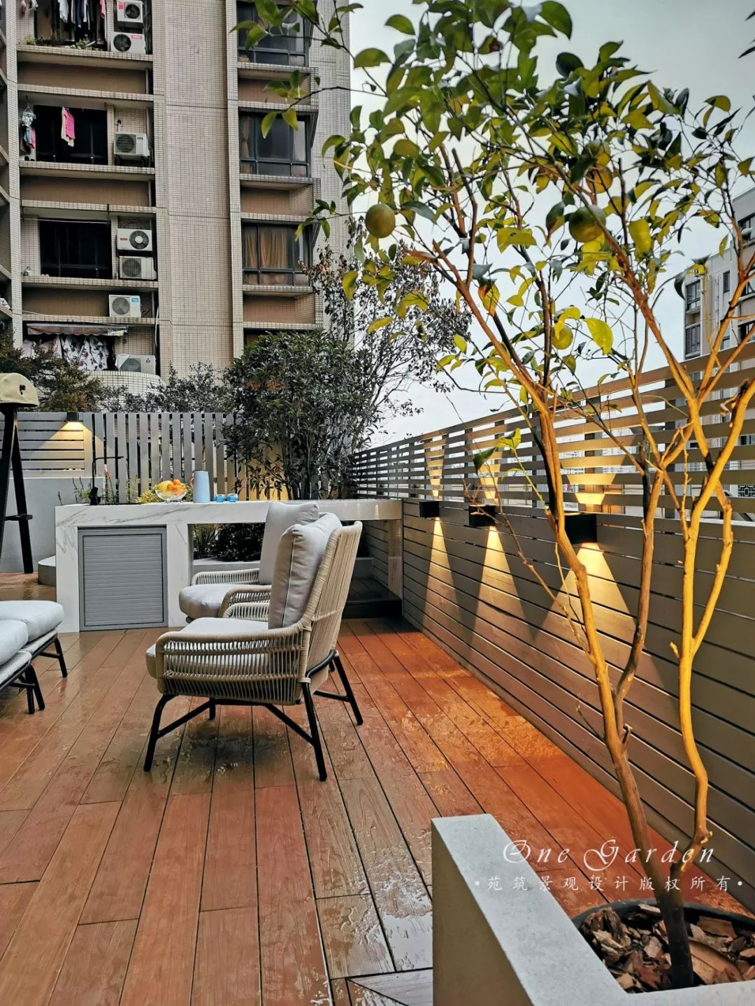 阳明新城花园 | 现代简约的露台生活空间-59