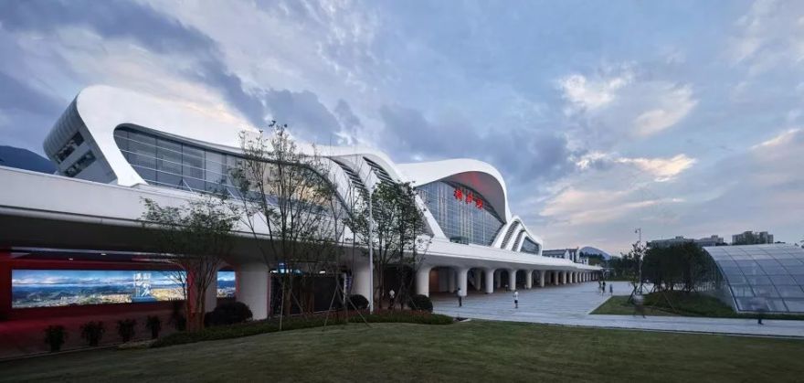 杭州桐庐高铁站,富春山水微缩之美-21