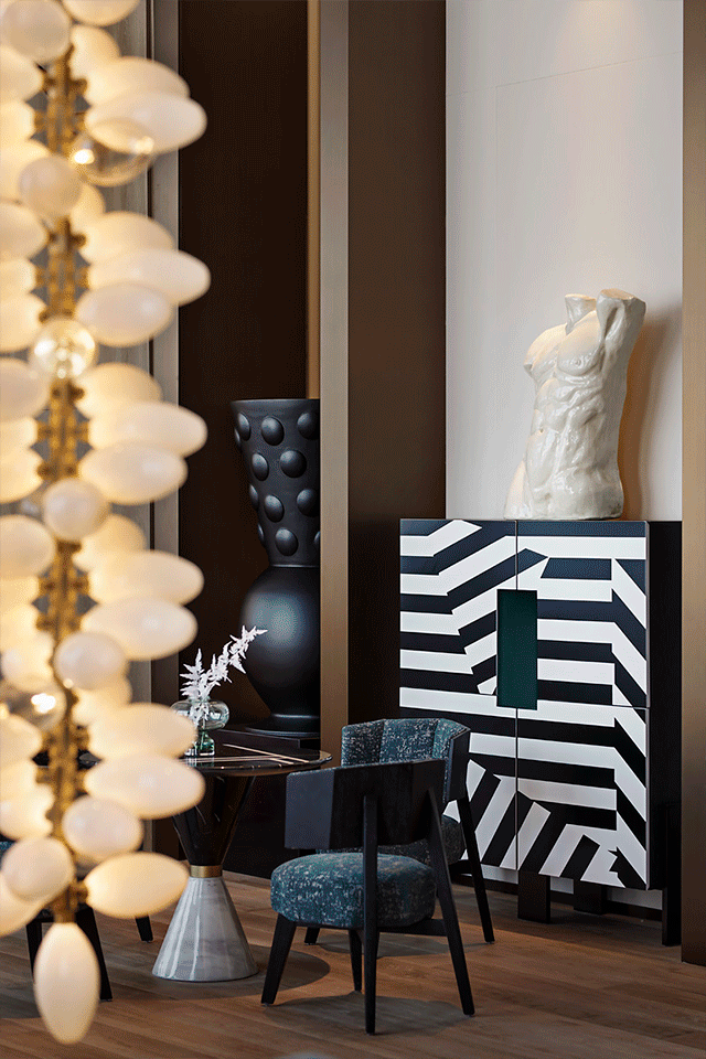 西安万科翡翠国宾营销中心 | 现代优雅的 New Art Deco 空间-0