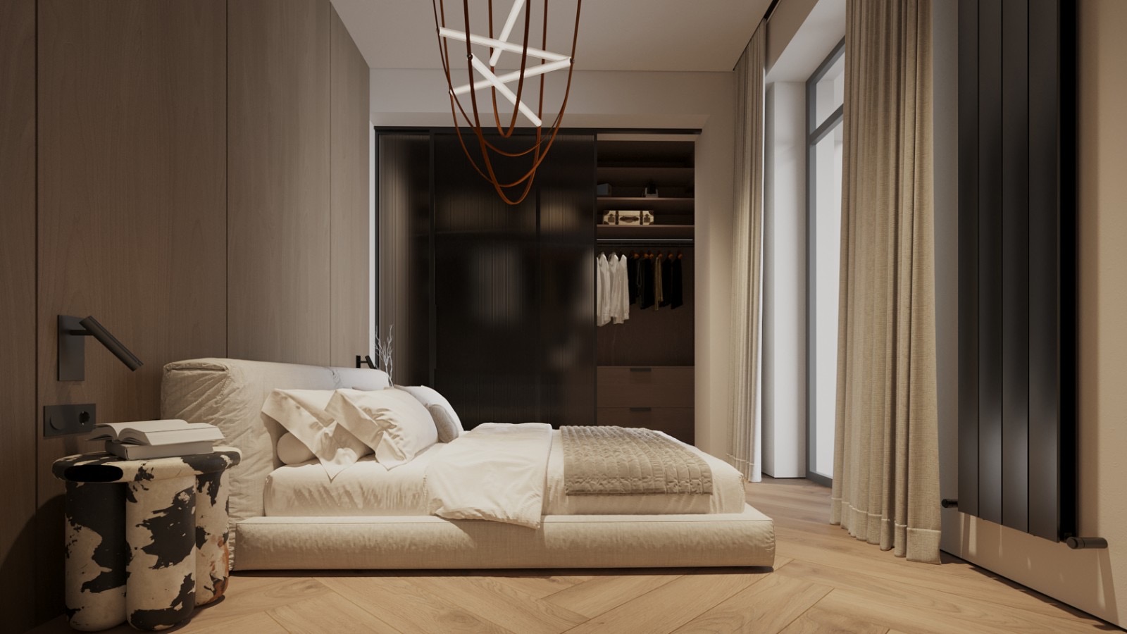 Apartment interior design, Tbilisi, Georgia 2024,-5