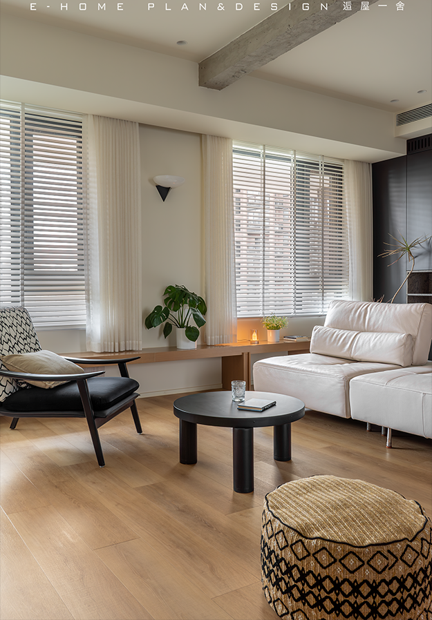 100㎡的独处自由，“我把三间卧室变成了客餐厅”-9