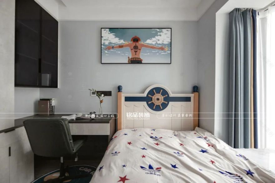 现代风格三居室设计丨铭品装饰-45