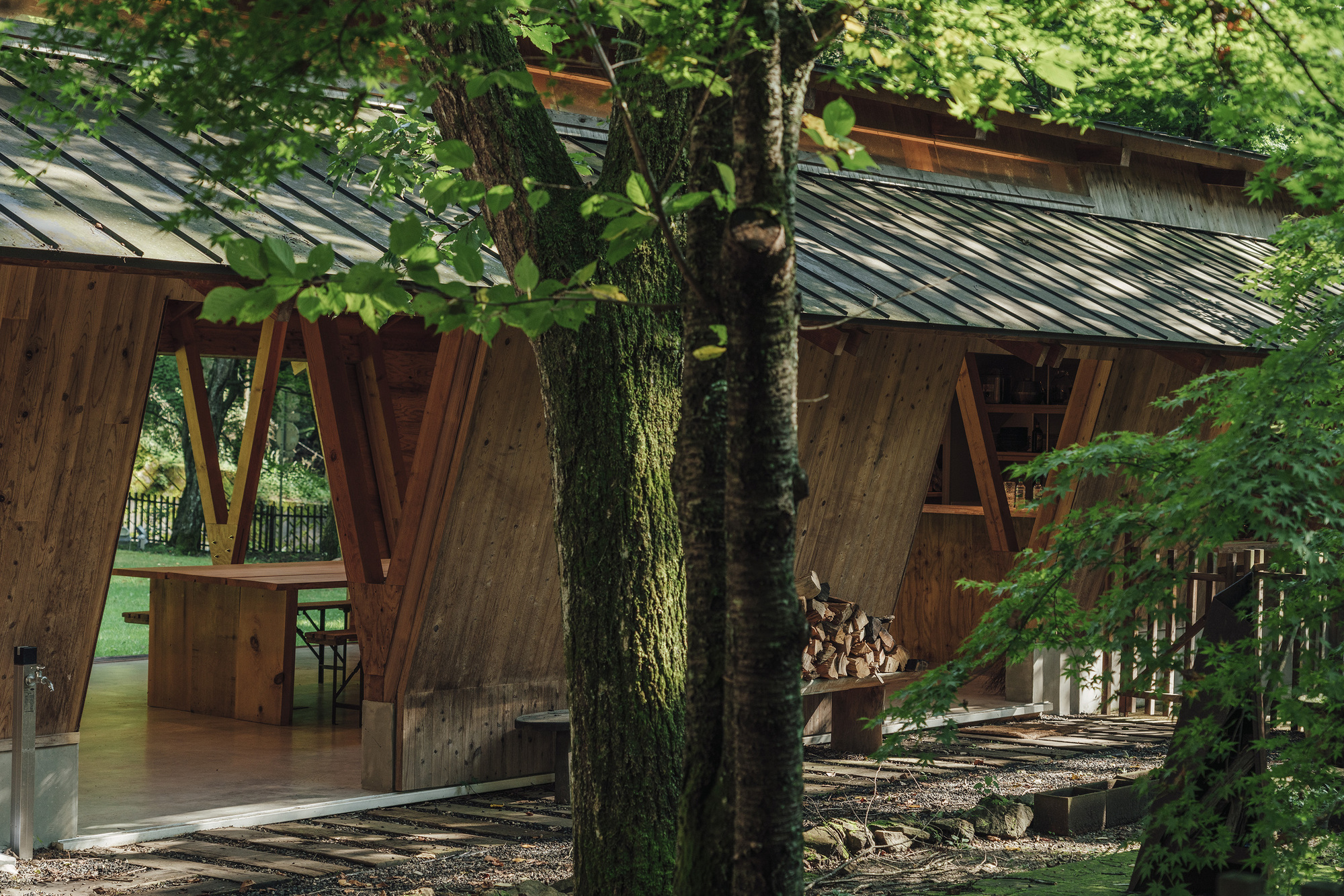 三屋顶木材大厅丨日本丨OOTT-33