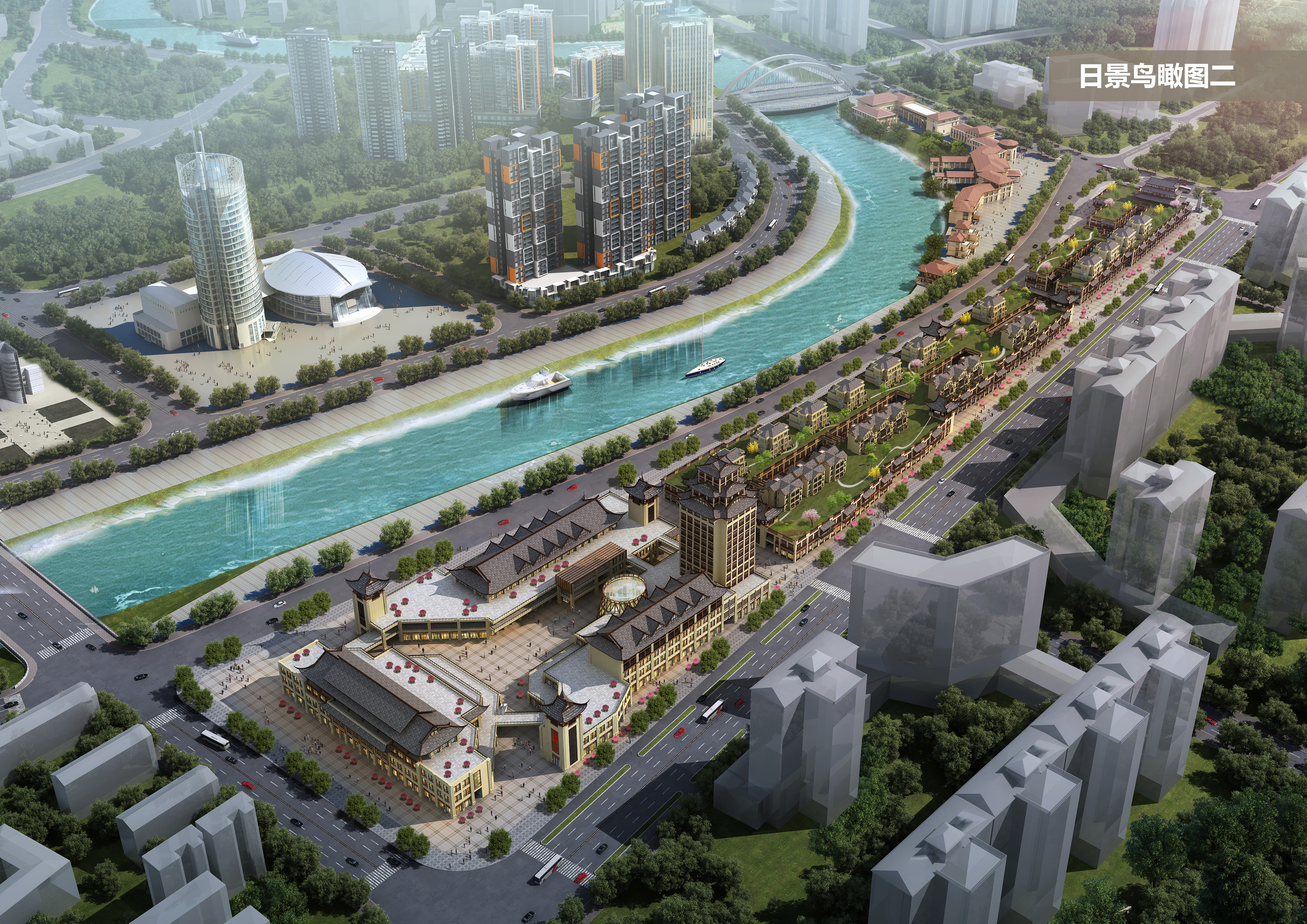 某商业街区建筑方案 | 现代简约风格打造城市新地标-5