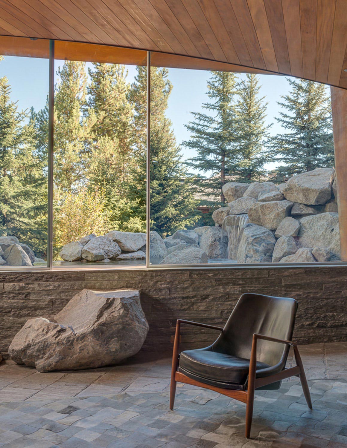 Wine cellar and a space for intimate entertaining using the traditional mountain architecture   CAANdesign  Architecture and home design blog-10