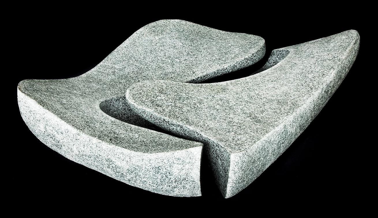 日裔雕塑&景观设计师OKASHIMO创造的系列石头艺术品-33