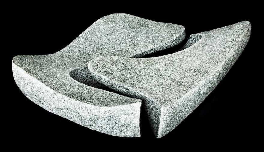 日裔雕塑&景观设计师OKASHIMO创造的系列石头艺术品-33