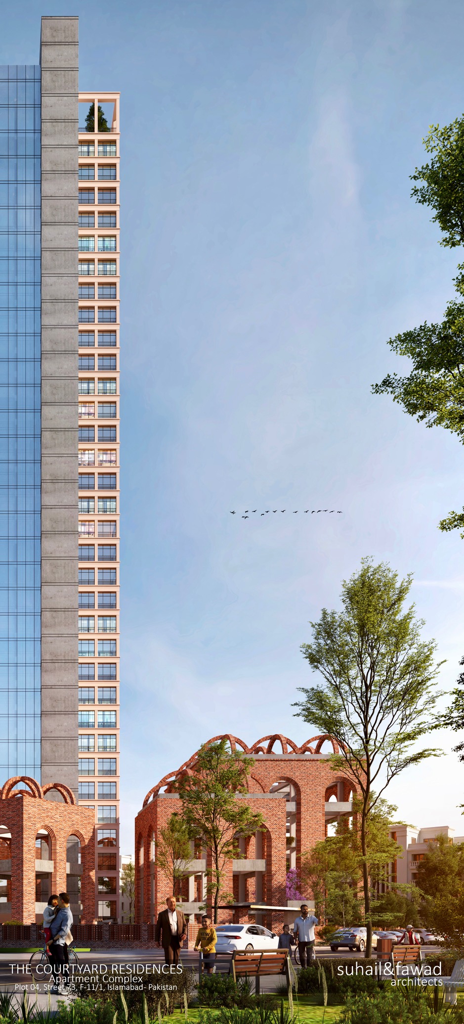 多层住宅建筑丨巴基斯坦伊斯兰堡丨Suhail & Fawad Architects-9