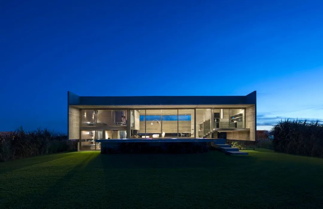 阿根廷自然纯粹清水混凝土住宅设计-33