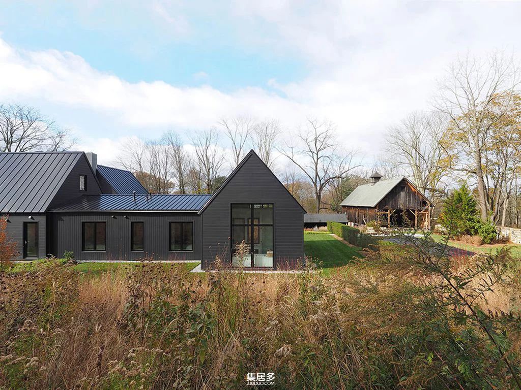纽约州北部现代黑色小屋设计丨美国纽约-4