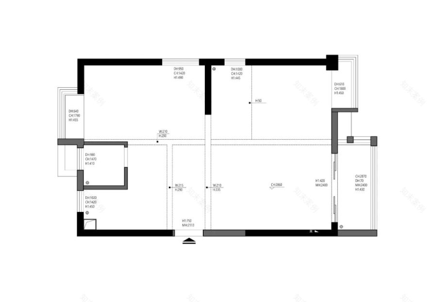 黑白灰小空间丨北城梁筑设计-31