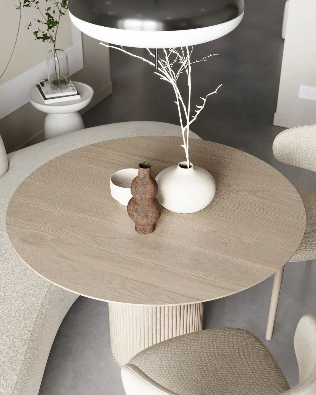 90㎡极简风住宅设计丨大树装饰-10