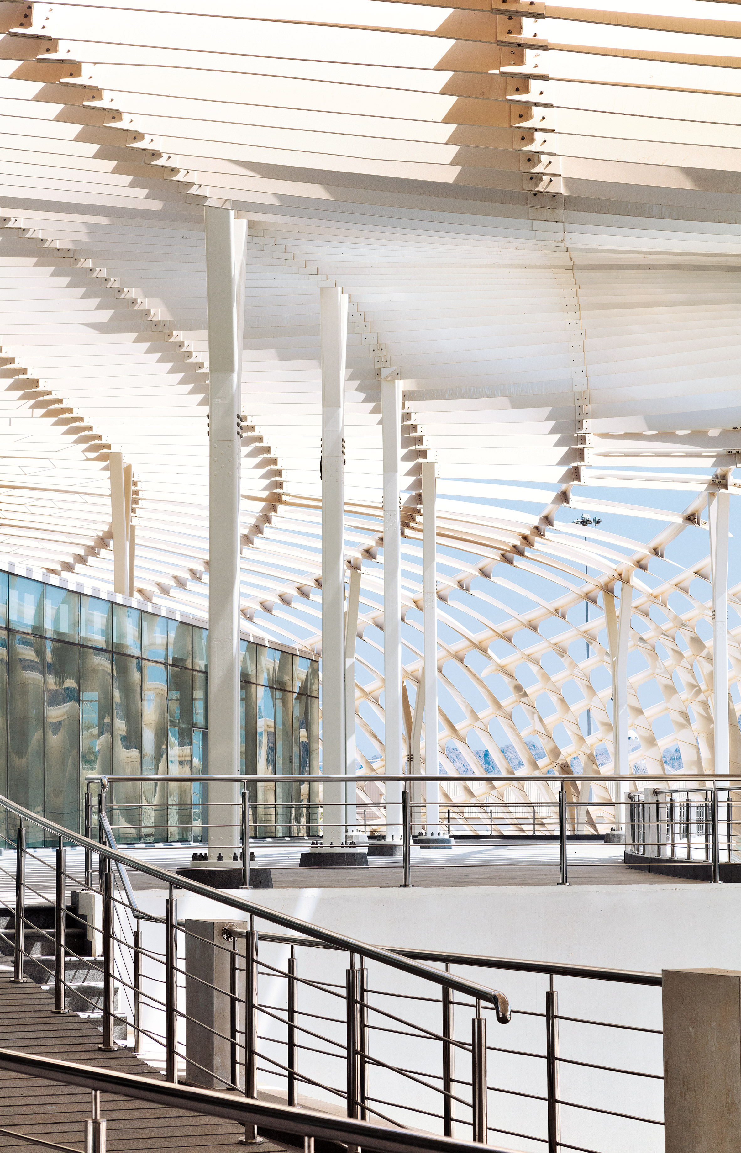 Snøhetta fish market features slatted canopy inspired by Arabic calligraphy-7